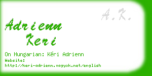 adrienn keri business card